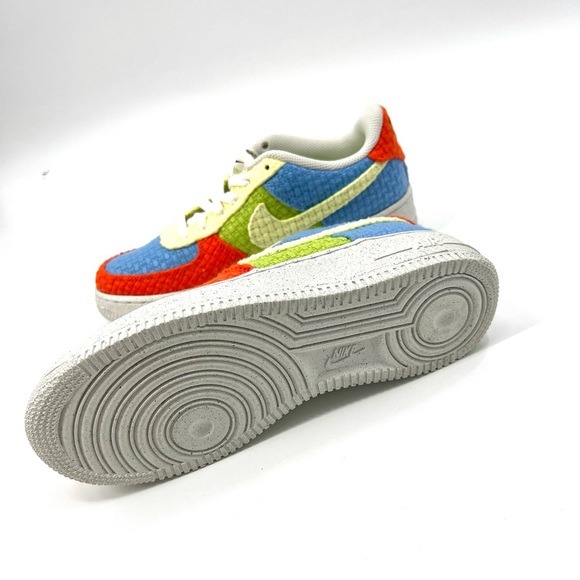 Air Force 1 LV8 Next Nature ‘University Blue/Vivid Green/Team Orange (GS) 6.5 - Picture 4 of 6